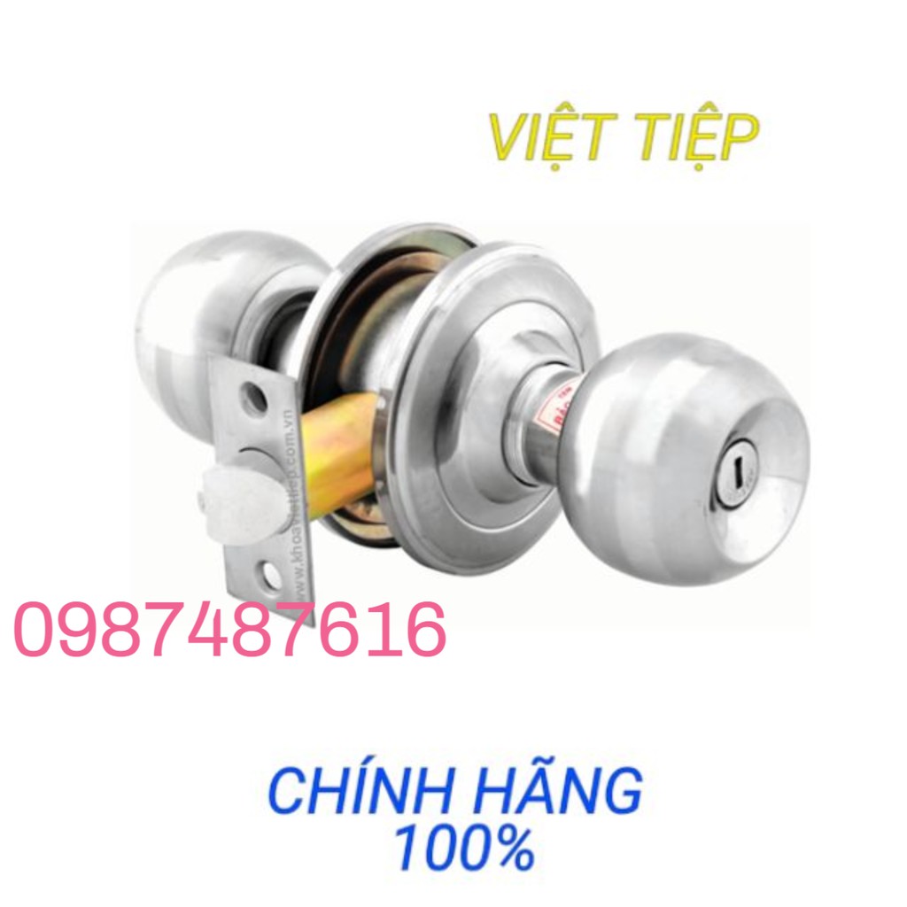 KHÓA TAY NẮM TRÒN VIỆT TIỆP 04208 KHÔNG CHÌA
