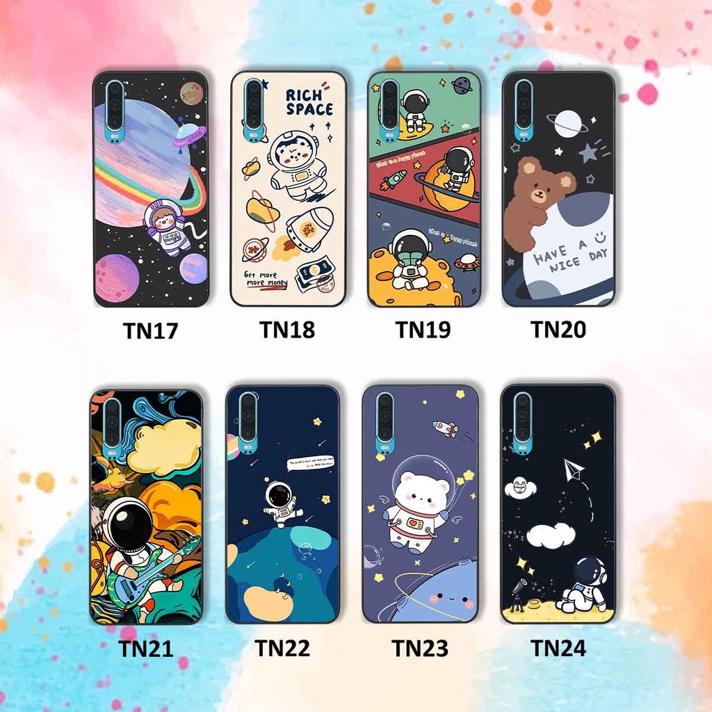 Ốp Huawei P30 / P30 Pro in hình vũ trụ, phi hành gia bầu trời cute dễ thương