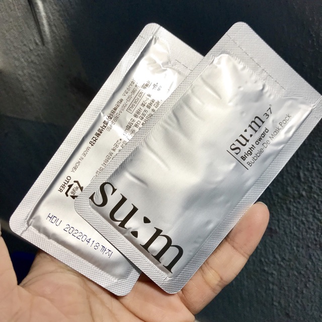 [Hàng chính hãng] - 1 gói Mặt nạ thải độc sủi bọt su:m37 - gói 4ml | Thế Giới Skin Care