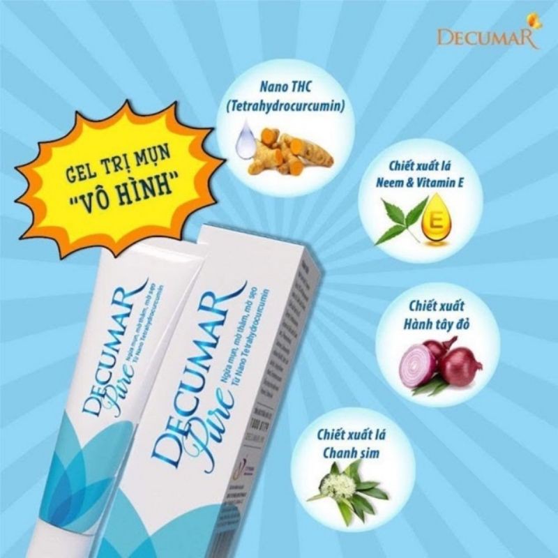 Decumar pure gel ngừa mụn