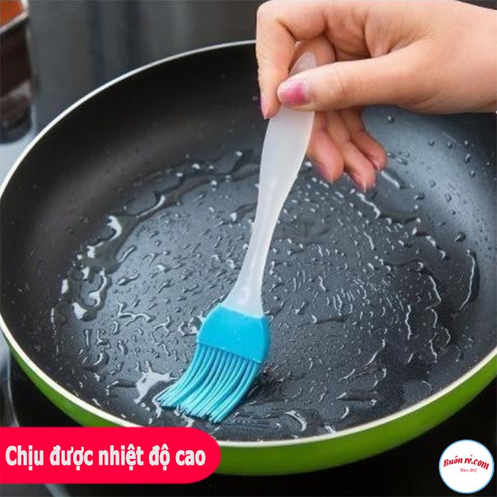 Cọ Chổi Quét Dầu Mỡ, Nước Sốt, Mặt Bánh Silicone Cán Nhựa