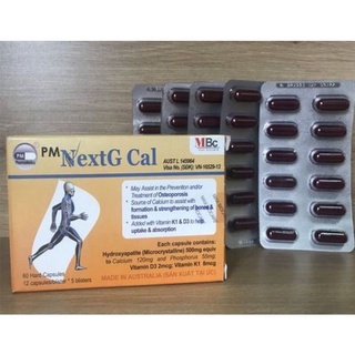 Viên Uống Bổ Sung Calci NextG Cal Hộp 60 Viên