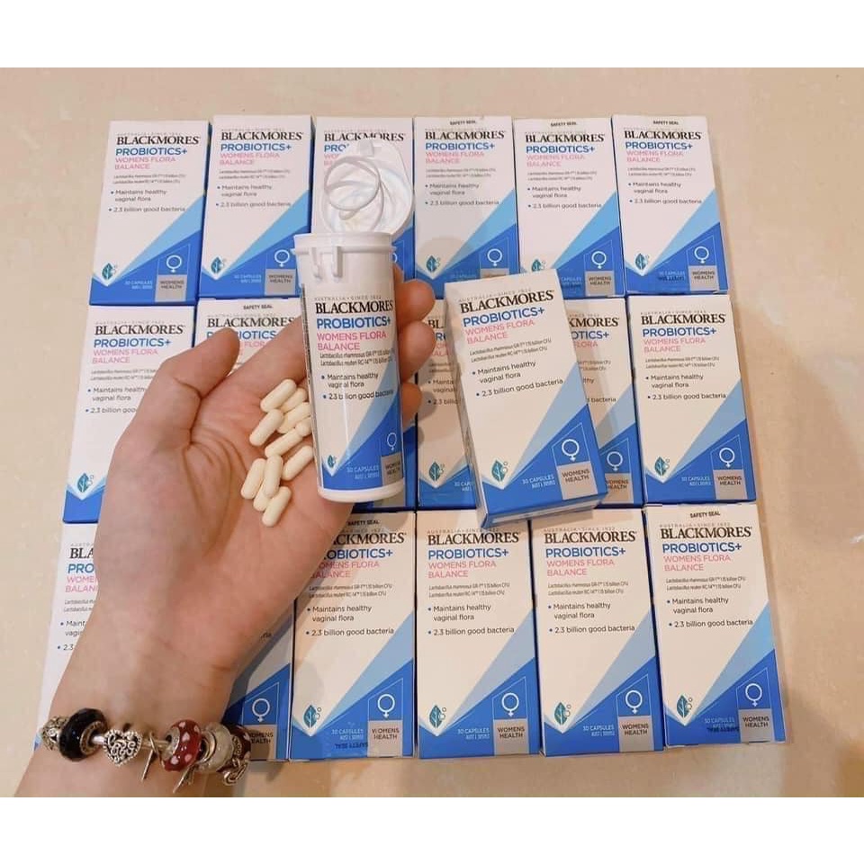 -Men Vi Sinh phụ nữ probiotic for women flora 30 - Viên cân bằng lợi khuẩn - Blackmores Probiotics+ Women