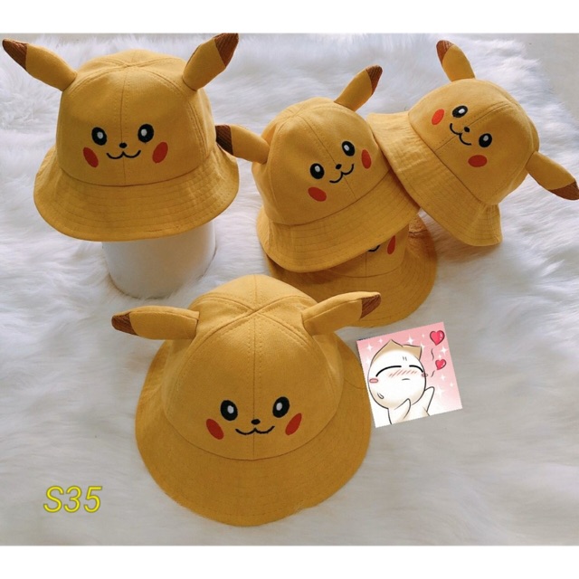 Mũ pikachu cho bé 0-4 tuổi