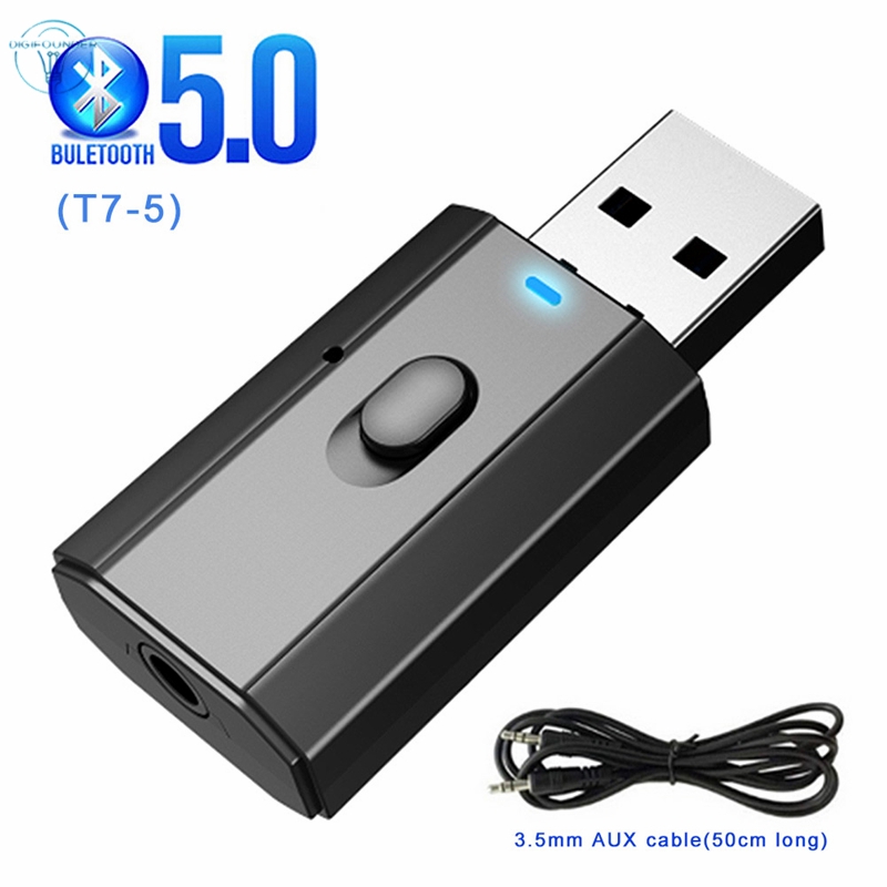 Bộ Thu Phát Bluetooth Mini Usb Dg T7-5 Có Giắc Cắm 3.5mm