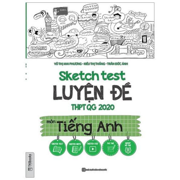 Sách - Sketch Test Luyện Đề THPTQG 2020 Môn Tiếng Anh