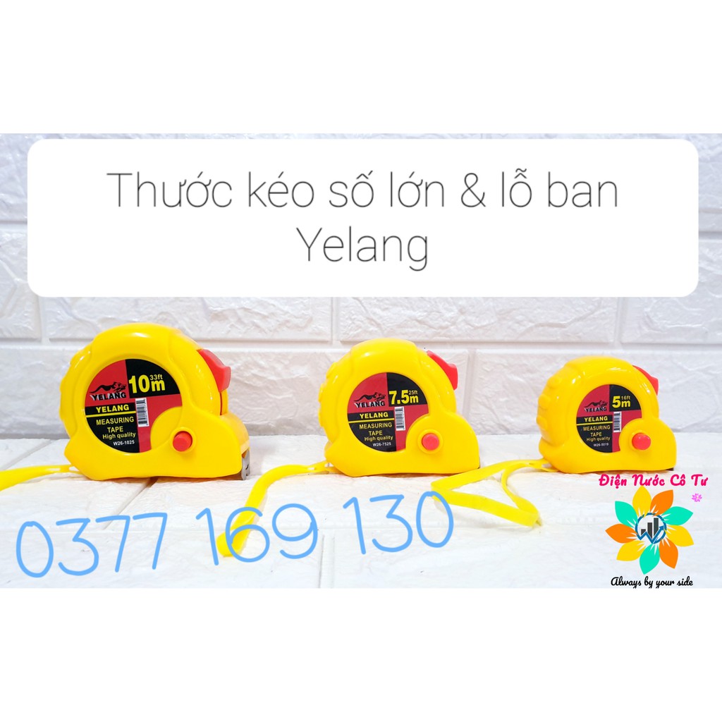 Thước kéo 7m5 số lớn -  YELANG