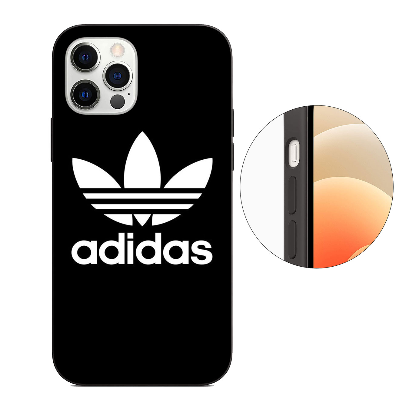 Ốp điện thoại silicon mềm in logo Adidas B1 cho Samsung Galaxy A9 A8 A7 A6 Plus J8 2018 + A21S A70 M20 A6+ A8+ 6Plus