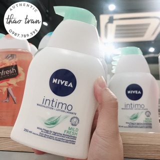 DUNG DỊCH VỆ SINH PHỤ NỮ NIVEA INTIMO 250ml