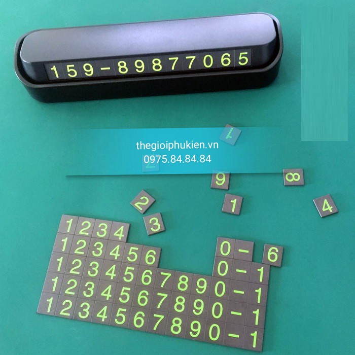 Bảng số điện thoại đặt, gắn trên táp lô, taplo xe hơi, ô tô | BigBuy360 - bigbuy360.vn
