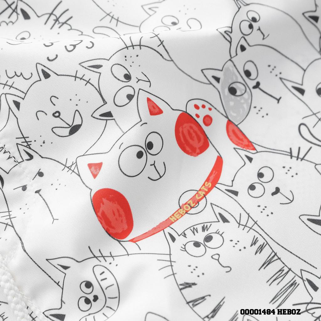 Quần bơi nam chất vài dù cao cấp in họa tiết cartoon Heboz 3M - 00001484