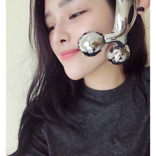 Cây Lăn Massage Mặt 3D Nhật Bản - mát xa đẹp da, tạo cằm V-line, thon gọn đùi, giảm mỡ bụng
