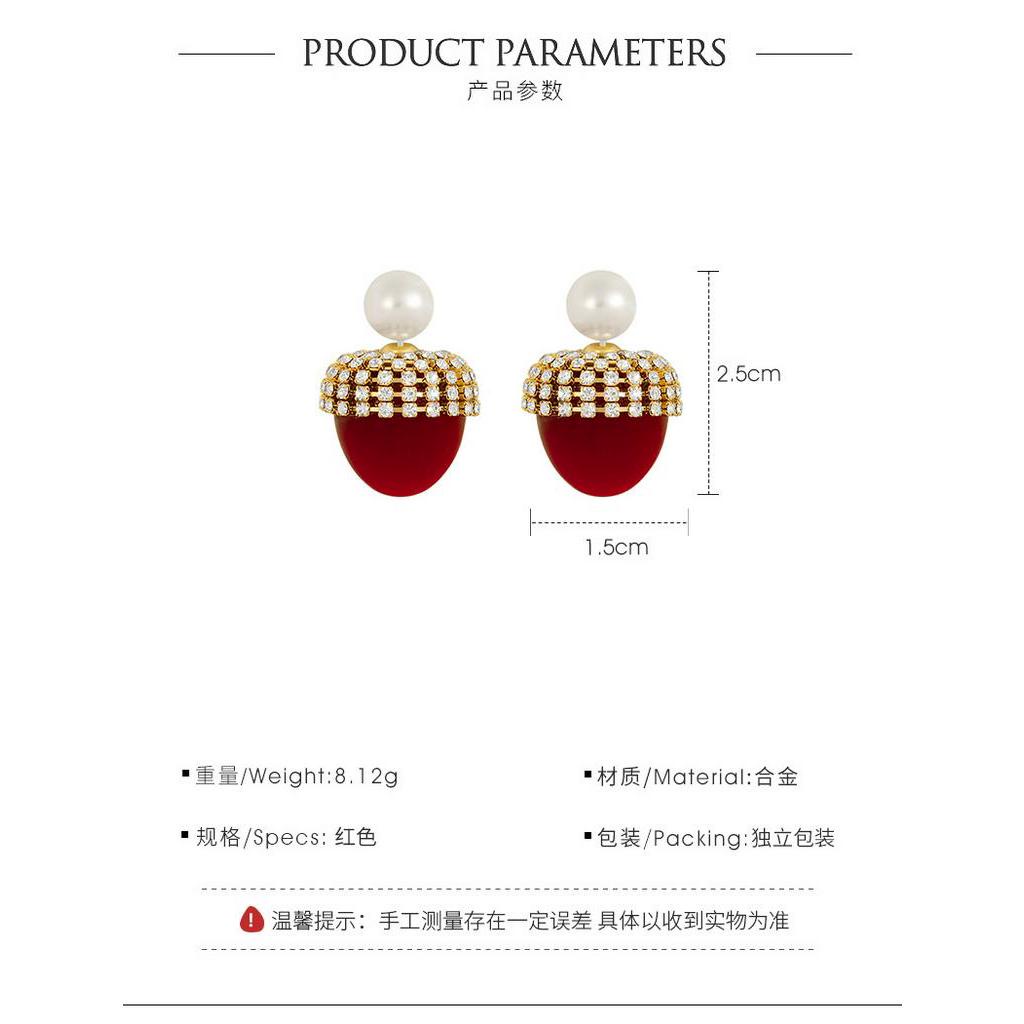 Khuyên Tai Nữ Mạ Bạc 925 Thời Trang Hàn Quốc