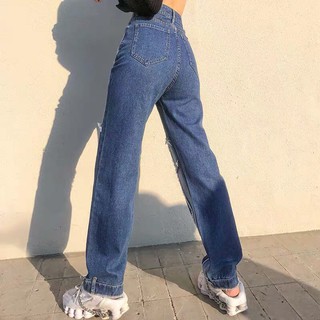 Quần jeans ống suông