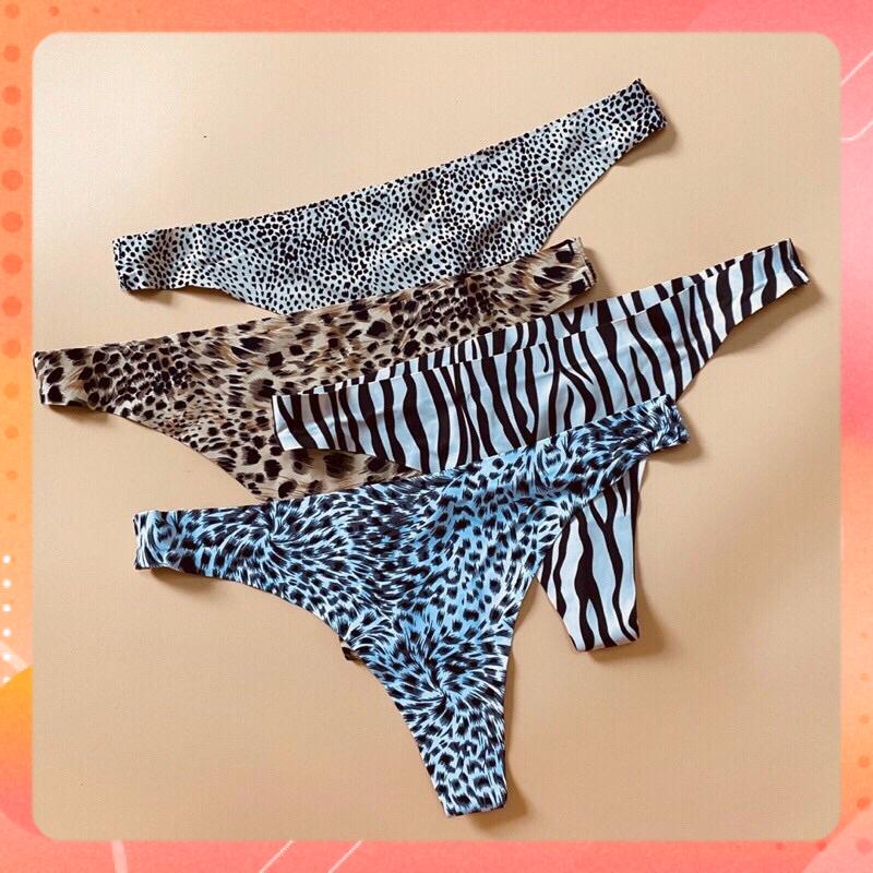 Quần lót lọt khe hoạ tiết da báo gợi cảm - Quần lót nữ sexy quyến rũ 902 | BigBuy360 - bigbuy360.vn