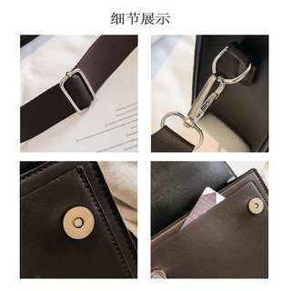 [ free ship ]Túi đeo chéo nữ da cực chất cứng cáp