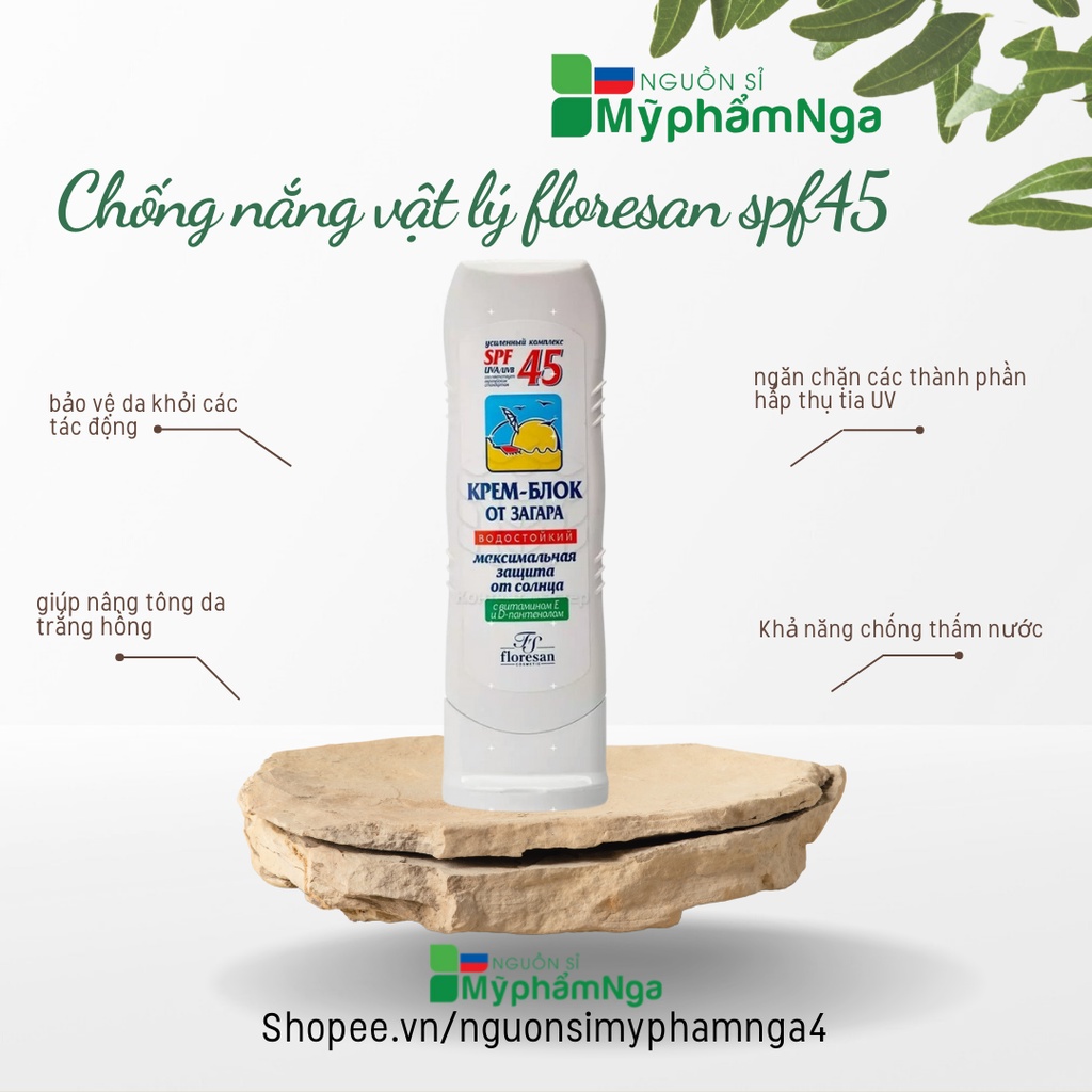 Chống nắng vật lý floresan spf45