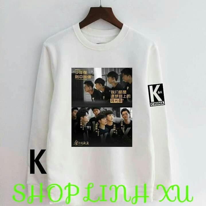 SALE- áo sweater K&K trong phim cá mực hầm mật - áo nỉ dài tay đủ size in theo yêu cầu