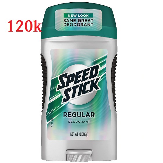 Lăn khử mùi nam dạng sáp Speed Stick Deodorant Regular 85g