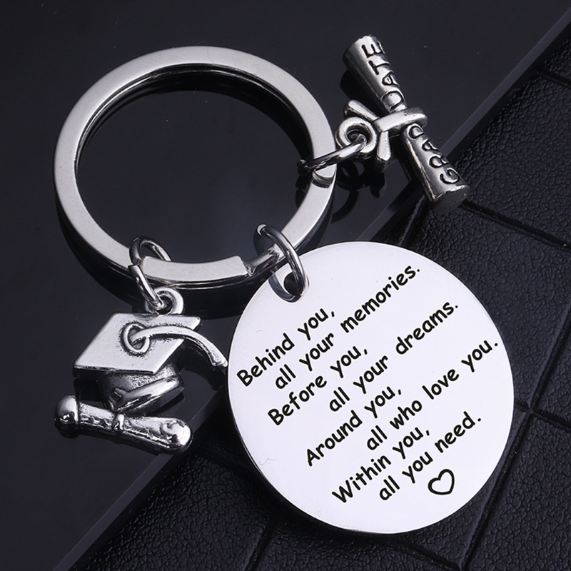 Móc Khóa In Chữ In Behind You Dùng Làm Quà Tặng Tốt Nghiệp 2022 Cho Nam Và Nữ