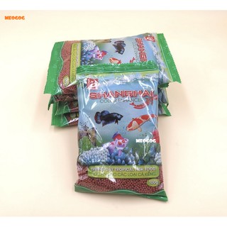 [Mã PET50K giảm Giảm 10% - Tối đa 50K đơn từ 250K] Cám cá Shanghai thức ăn cho cá 100g- Cám Cá Cảnh MEOGOG