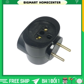 Ổ cắm chia điện đầu trâu 3 giắc cắm