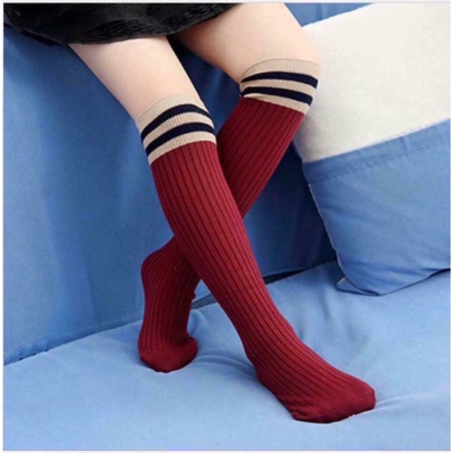 Tất Cao Cổ Cho Bé 𝑭𝒓𝒆𝒆𝒔𝒉𝒊𝒑 Lố 4 đôi Tất Dài Đến Đầu Gối Vớ Bé Gái Hàn Quốc -SAMKID