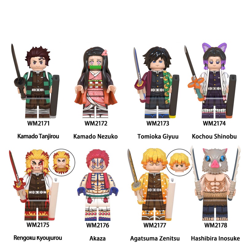 Mô Hình Nhân Vật Phim Hoạt Hình Demon Slayer Bằng Pvc