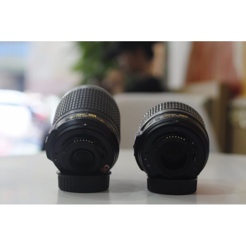 ống kính Nikon 55-200 VR, 18-55 VR