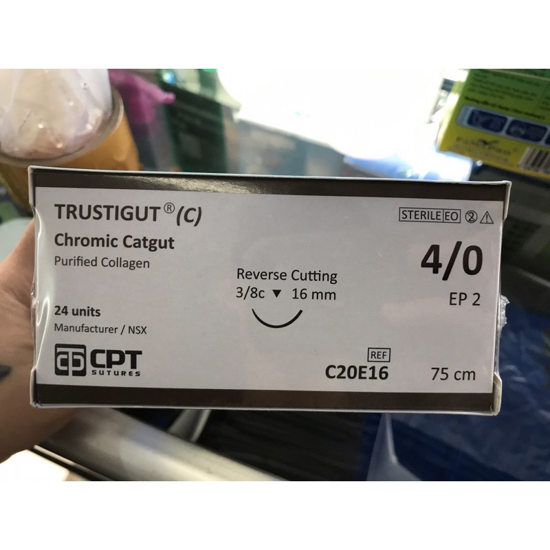 Chỉ Catgut CPT 4/0