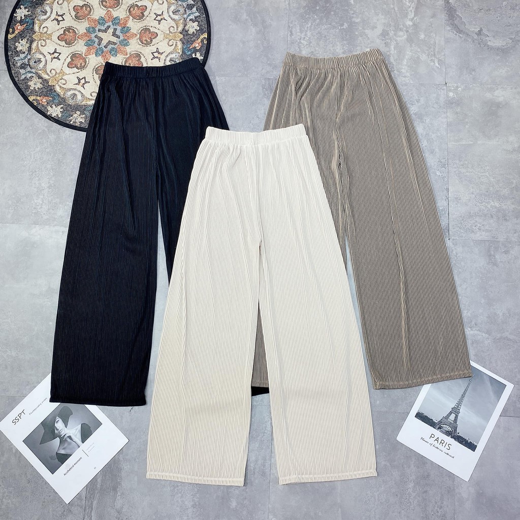 Quần ỐNG RỘNG DẬP LY chất mát, mịn | BigBuy360 - bigbuy360.vn