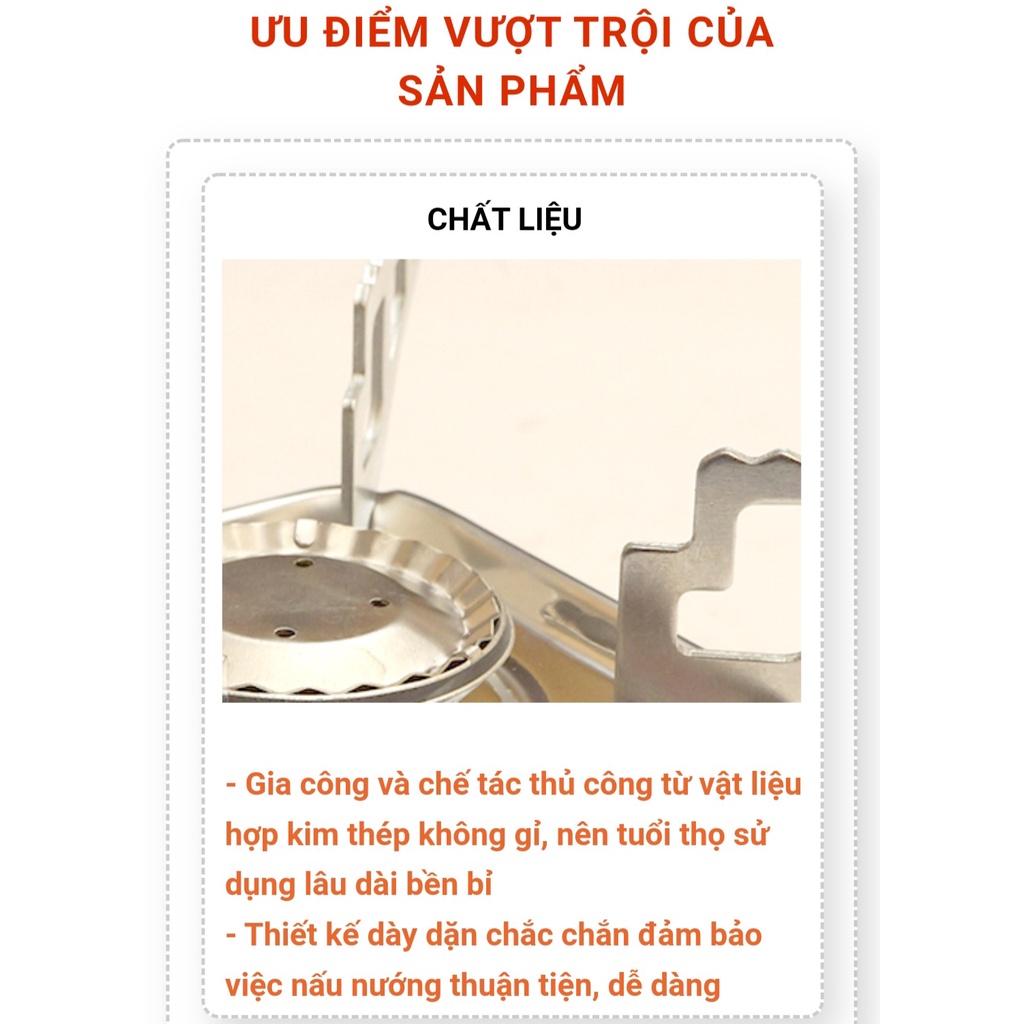 30/04 ĐANG SALE || BẾP GA DU LỊCH MINI XẾP GỌN - Cao Cấp Nhỏ Gọn Đi Phượt Dã Ngoại Tiện Lợi.