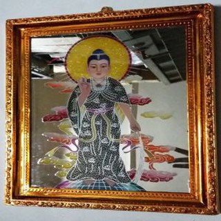 Bài vị chạm Diêu Trì Địa mẩu