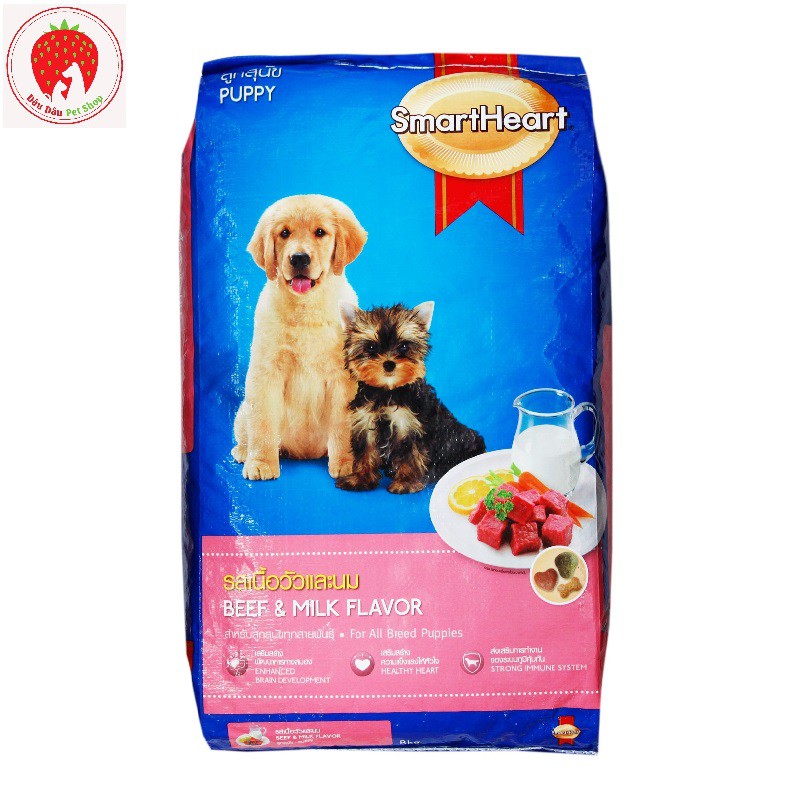 [ Bán sỉ ] Thức ăn chó nhỏ smart heart gói 400g