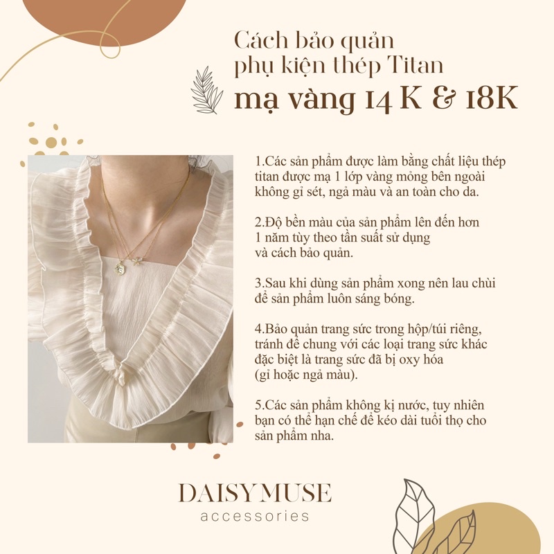 Dây chuyền tim mạ vàng 18K