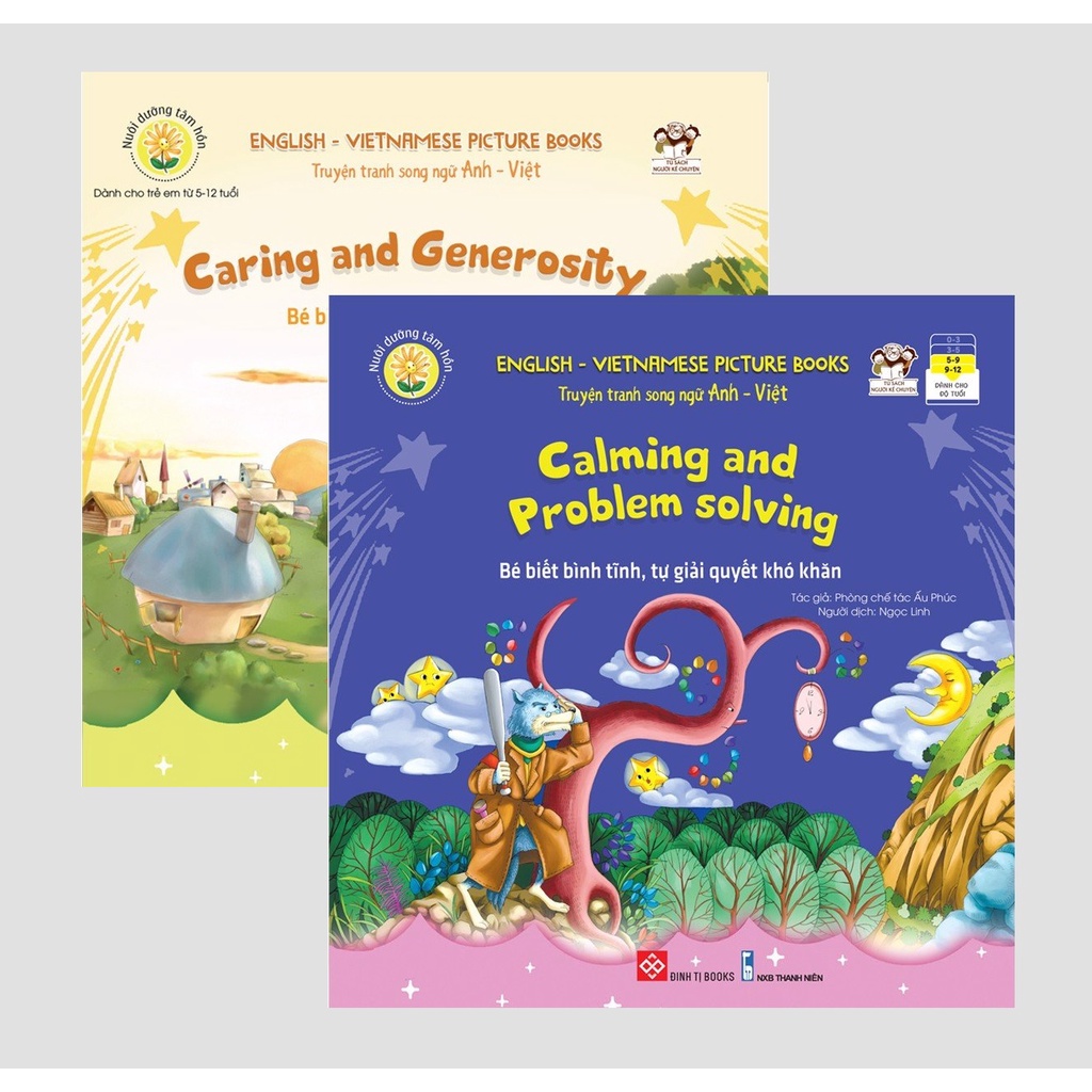Sách - Combo Truyện Tranh Song Ngữ Anh-Việt - English Vietnamese Picture Books (bộ 10 quyển)