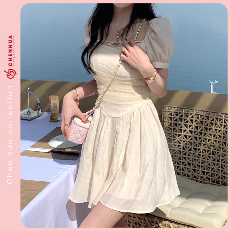 Váy tiểu thư hàn quốc đầm bánh bèo ulzzang cao cấp VT95 Mẫu mới