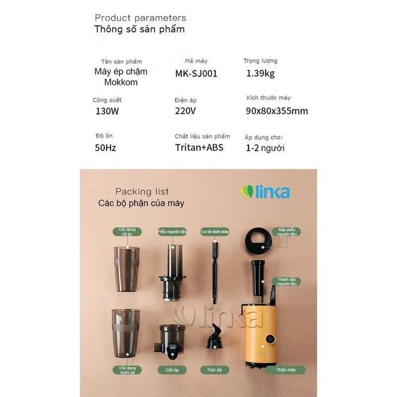Phụ kiện máy ép chậm Mokkom chính hãng