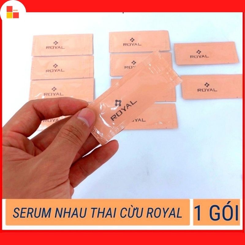 𝗦𝗲𝗿𝘂𝗺 𝗡𝗵𝗮𝘂 𝗧𝗵𝗮𝗶 𝗖𝘂̛̀𝘂 [Hudi] -  Mặt Nạ Nhau Thai Cừu Nhật Bản Royal Placenta