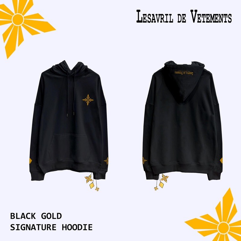 Áo khoác Black Gold Signature LDV Hoodie | BigBuy360 - bigbuy360.vn