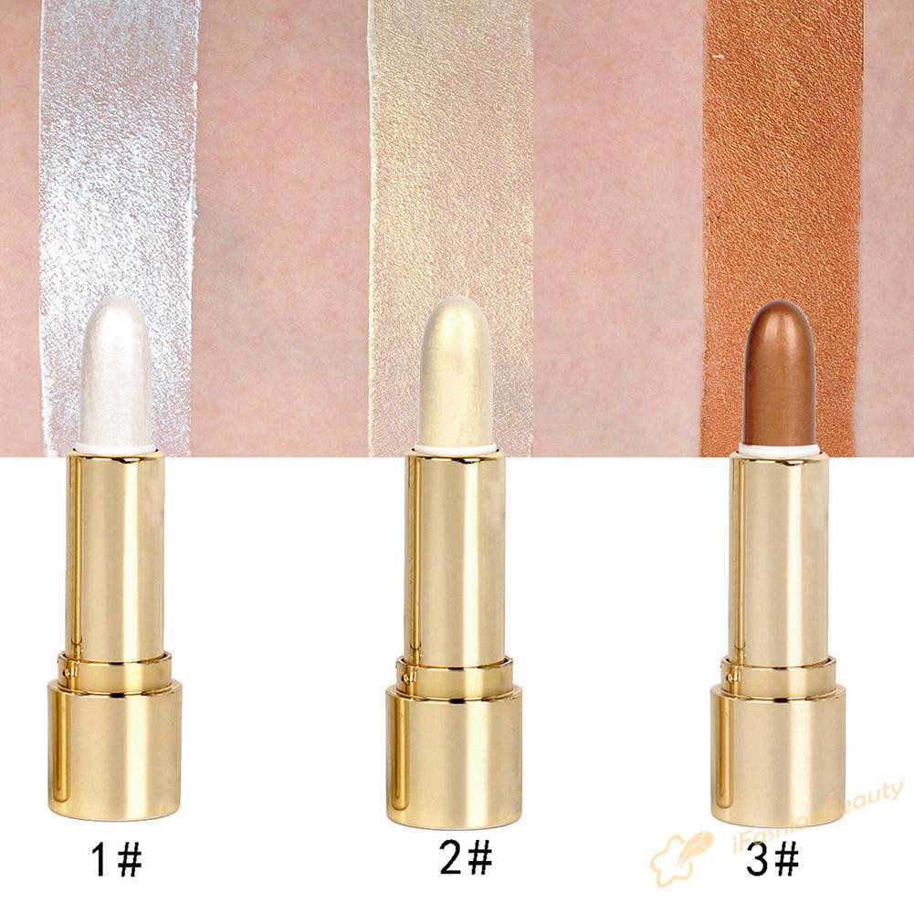 【New】Glitter Makeup Highlighter Stick Face Contour Brightener Shimmer Bronzer