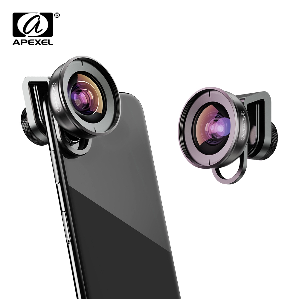 APEXEL Điện thoại pro Camera Lens 110 độ 4K góc rộng ống kính sao CPL filter dropshipping cho iPhonex Samsung s9