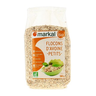 Yến mạch cán mỏng hữu cơ Markal 500g-Date 2020
