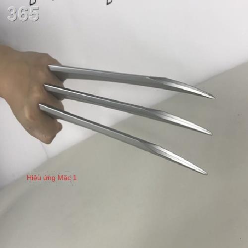 Wolverine Wolf Paw Vũ khí Xương Móng vuốt nhựa King Kong Đồ chơi trẻ em có thể thu vào