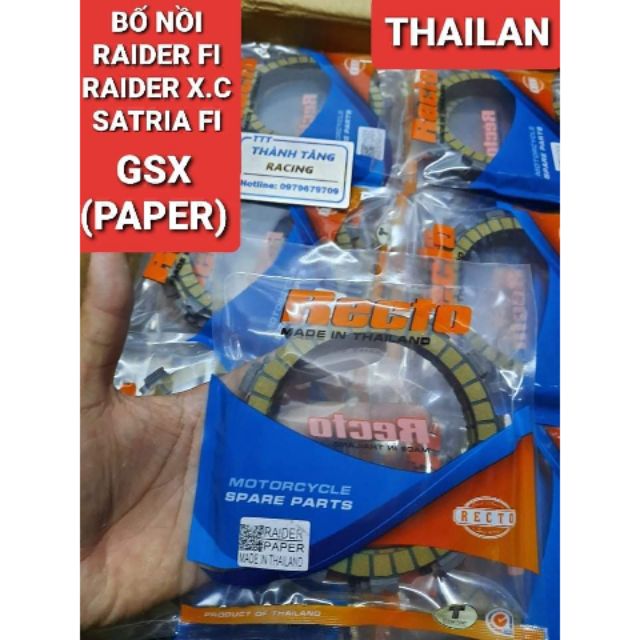 BỐ NỒI RAIDER FI/SATRIA FI/RAIDER XĂNG CƠ/GSX (PAPER) RECTO MADE IN THAILAN