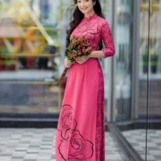 Áo dài may sẵn cao cấp