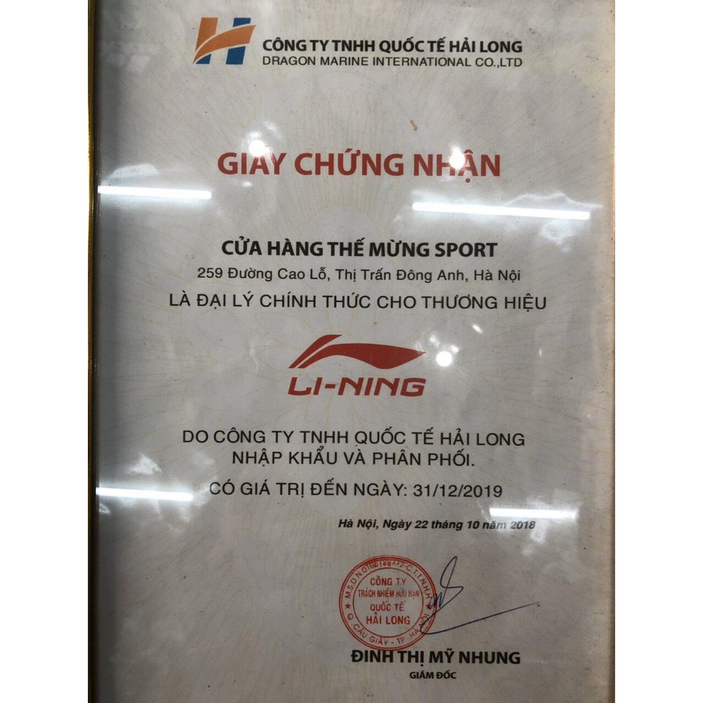 [AYMP053-2] Áo Lông Vũ Thể Thao Nam LiNing Ghi