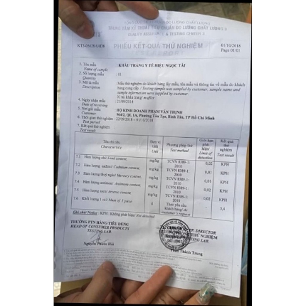 Hộp 50 Khẩu Trang Y Tế 4 Lớp Ngọc Tài(Kiểm Duyệt Y Tế,Giấy Tờ Đầy Đủ, Kiểm Tra Hàng) | BigBuy360 - bigbuy360.vn