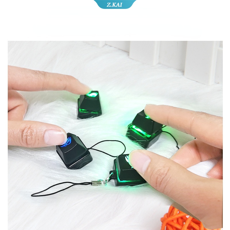 1 Móc Khóa Công Tắc Bàn Phím Cơ Đèn LED RGB