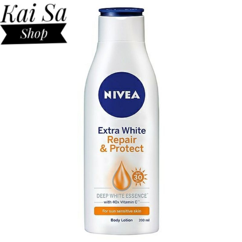 SỮA DƯỠNG THỂ NIVEA - Extra White Repair & Protect Body Lotion SPF30 PA++ 350ml